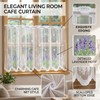 suction Cafe Curtains, Kitchen Curtains for Windows, Lace Curtains with