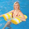 Suffolly Pool hammock foldable striped floating row - 2 packs