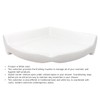 Tenedos White Glazed Ceramic Bathroom Accessory (Corner Shower) - Shampoo