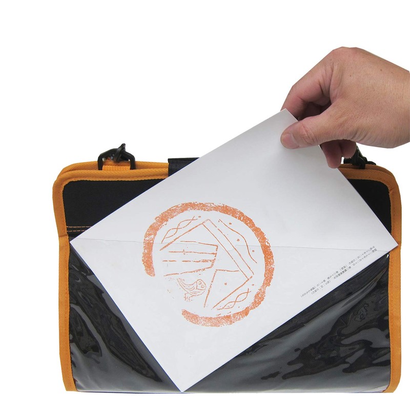 Kaimei Calligraphy Set, My Calligraphy, Empty Case, Orange Color HO1271