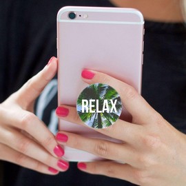 MCRUIS 6 Pack Cellphone Phone Grip and Smartphones Stand, Collapsible Cell Phone Expanding Holder for Phone - Hope Ralax Quote