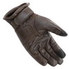 Leather Motorcycle Gloves with Protectors Cafe Racer Chopper Custom Brown