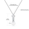 CERSLIMO Jewellery Set for Women - Pearl Pendant Necklace |