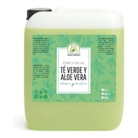 Tónico Facial Hidratante De Té Verde Con Aloe Vera 5 Litros Momento De Aplicación Día/noche Tipo De Piel Todo Tipo De Piel