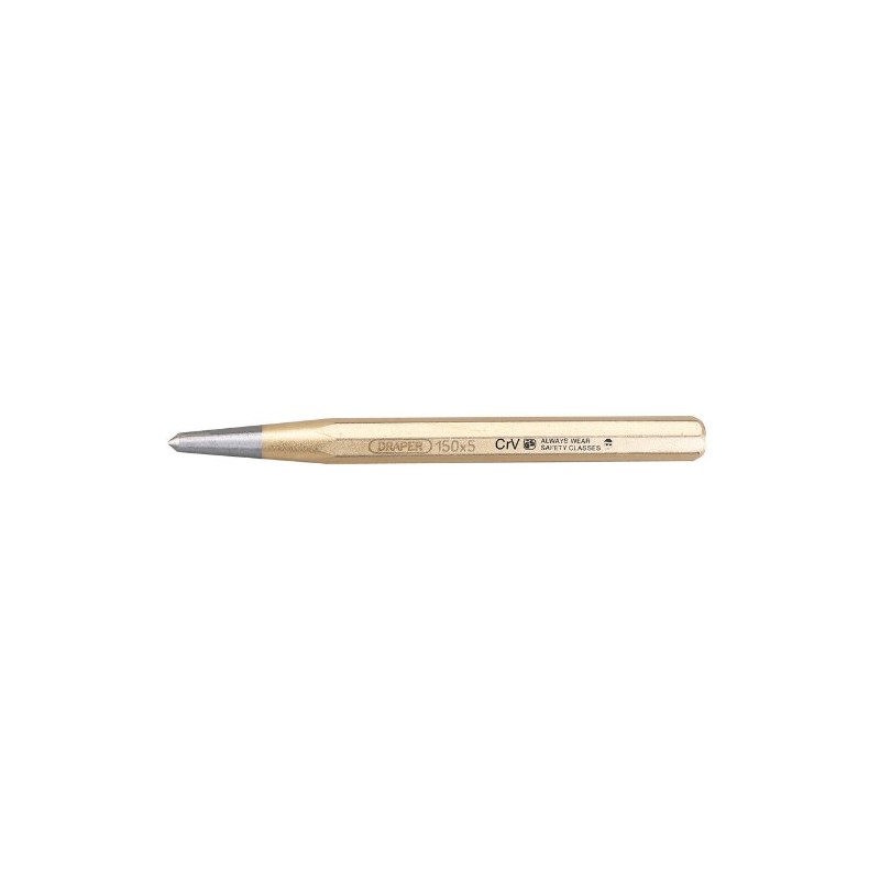 Draper 100HB Expert Octagonal Centre Punch, Blue, 5 x 120