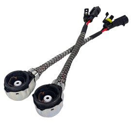 O-NEX 2X HID Relay Harness D4S D2S D2R 35W/55W AMP Wiring Adapter Bulb/Ballast Connector