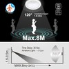 EXTRASTAR LED Ceiling Light, 12W LED Ceiling Lamp with Infrared
