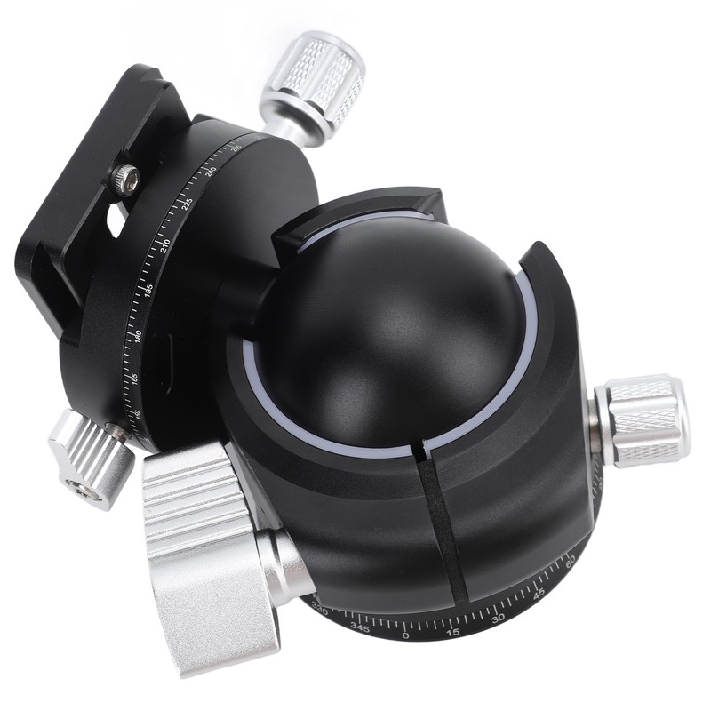 Panoramic Tripod Head Dual Panorama Low Gravity 360 Degree Rotating