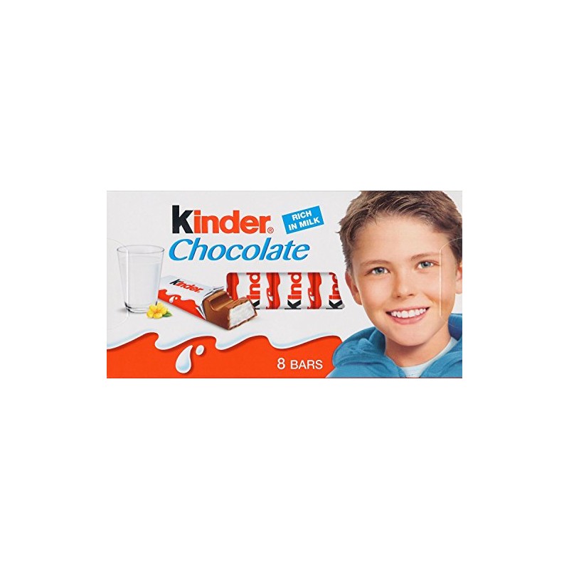 Kinder Chocolate, CASE, 8 Count (Pack of 10)