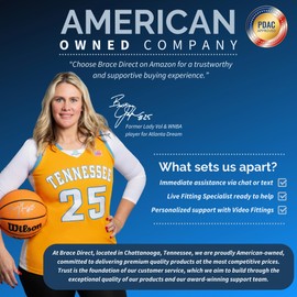 Brace Align Mini Thumb Spica Splint - Thumb Brace Support for Arthritis, CMC & MCP Joints, Tendonitis, DeQuervain’s Tenosynovitis, Trigger Thumb Immobilizer L3924 - Left or Right Hand