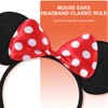 Swinnet 20 Pack Mouse Ears Headband for Birthday Party Supplies