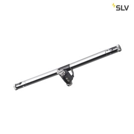 SLV Cosmic Tenseo QR C51, Steel and Brass GX5.3, Chrome, 3.1 x 18.5 x 3 cm