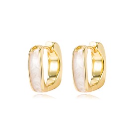 Stocking Stuffers Holiday Outfits for Women 2024 Chunky Gold Hoop Earrings for Women Huggie Hoop Earrings Chunky Hoop Earrings Set Hypoallergenic Earrings Jewelry Gifts