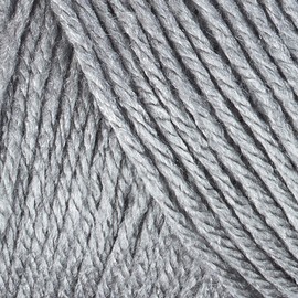 Red Heart Super Saver Yarn Dusty Grey E300-340, Worsted Weight No 4, 3 Skeins Same Dye Lot, 100% Acrylic Soft Acrylic, Machine Washable, Bundle with 1 Artsiga Craft Bag