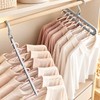 9-Hole Clothes Hangers for Closet Organization – Space-Saving Foldable 3-Pack
