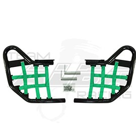 Yamaha Raptor 660 YFM 660R (2001-2005) Standard Nerf Bars Black w/Green Net
