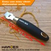 HAMOER Vegetable Citrus Lemon fruit Potato Peeler Zester Channel Knife