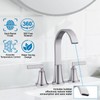 HURRAN 8 Inch Bathroom Sink Faucet, 3 Hole Widespread Bathroom