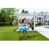Swimline Hobby Horse Glitter Inflatable Pool Ring, Multi, 67"x 37"