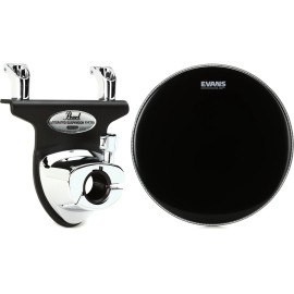 Pearl I.S.S. Tom Mount System - 12-16-inch + Evans TT16RBG Value Bundle