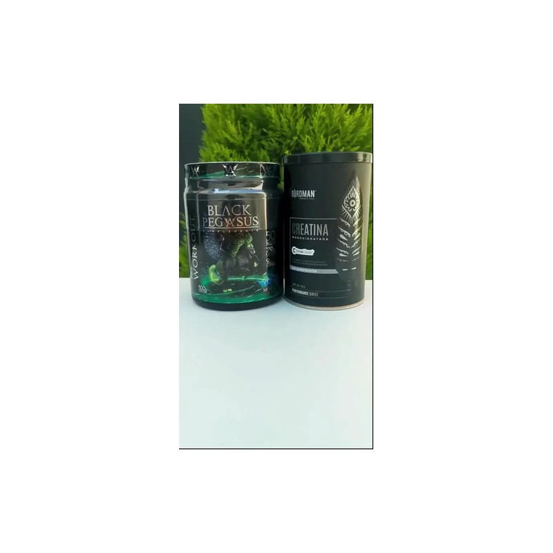 Creatina Monohidratada Birdman Pre Entreno Black Pegasus