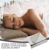 Cool Blanket, Ice Blankets for Bed, Breathable Cooling Comforter for
