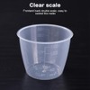 5PCS Plastic Transparent Rice Measuring Cups ，160 ml for Rice