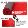 450GSM, 3ft x 20ft Red Carpet Runner for Party, Reusable