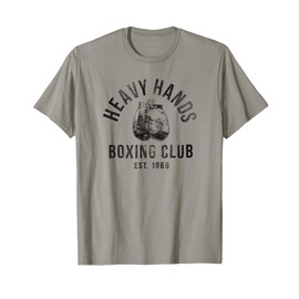 Trendy Heavy Hands Boxing Club Logo T-Shirt