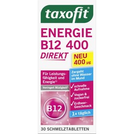 탁소피트 taxofit 에너지 B12 400 다이렉트 30정 4.5g Taxofit Energy B12 400 Direct 30 Tablets 4.5g