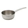 Harumi Kurihara IH Compatible Aluminum Clad Snow Flat Pot, 6.3