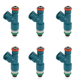 JDMON 6pcs Fuel Injectors Compatible with Volvo S80 2007-2014, V70 2008-2010, XC60 2010-2015, XC70 2008-2015, XC90 2007-2013 Replacement for FJ1066, 307775010, 307775015