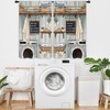 Miyotaa Farmhouse Laundry Room Curtains 2 Panels 27.5W x 39H