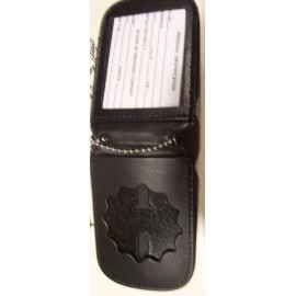 NY/NJ Police Lieutenant Style Shield/ID Neck Holder (Badge/ID Card Not Included)