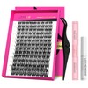 VEYESBEAUTY Lash Clusters Eyelashes Cluster Lashes Extensions 3D Layered Lash