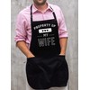 ApronMen, Property of My Wife Funny Aprons For Men with