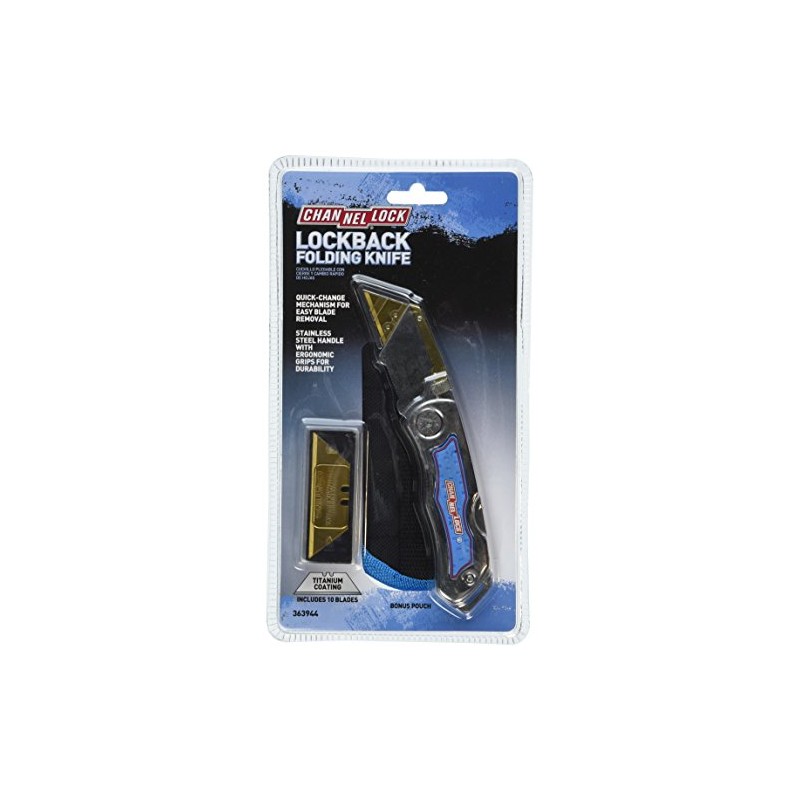 CHANNELLOCK Lock Back Utility Knife (300112)
