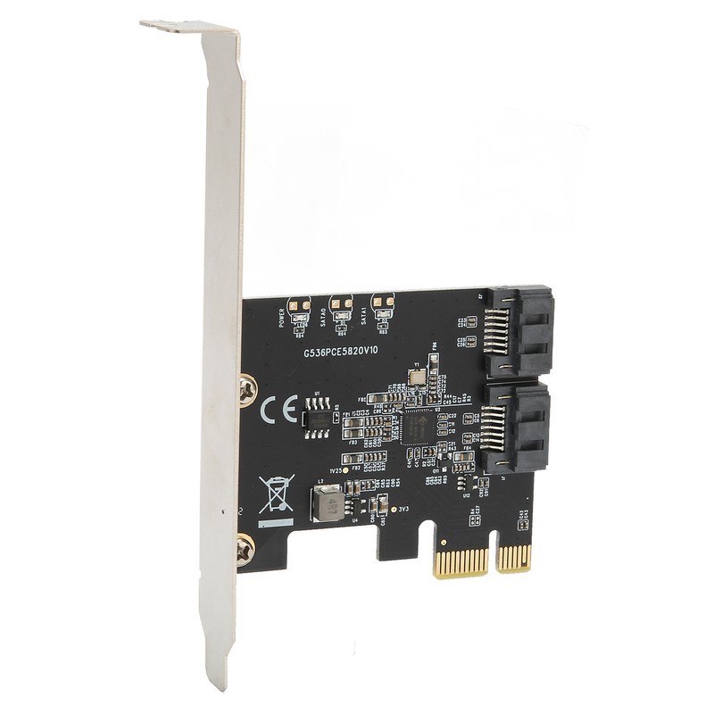 PCIE to SATA Expansion Card 6Gbps Stable Performance PCIE to