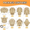 Generic 64 Sets Day of The Dead Skull Crafts Unfinished