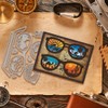 GLOBLELAND Cutting Dies with Sunglasses Landscape for DIY Scrapbooking Metal