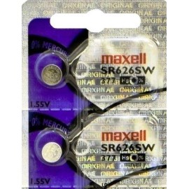 377 MAXELL WATCH BATTERIES SR626SW (5 piece) SR626 V377 SR66 New AuthorzedSelle<wbr/>r