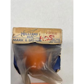 WILLIAMS BROS. VINTAGE R/C WILLIAMS BROS. 1 1/2" MARK II SPINNER   #115  ORANGE
