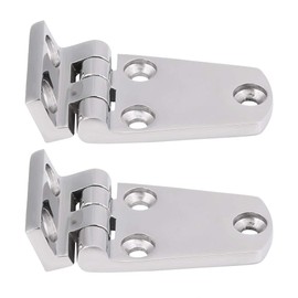 Acouto - Bisagras para puerta, 2 piezas de acero inoxidable para puerta empotrada, bisagra plegable para barco, yate marino, RV