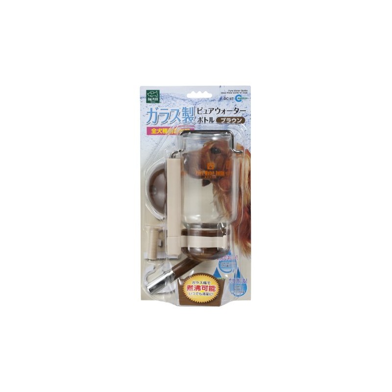 Thermal can Glass pyuauxo-ta-botoru Brown