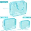 APREUTY Clear Makeup Bags, TSA Approved 6 Pcs Cosmetic Makeup