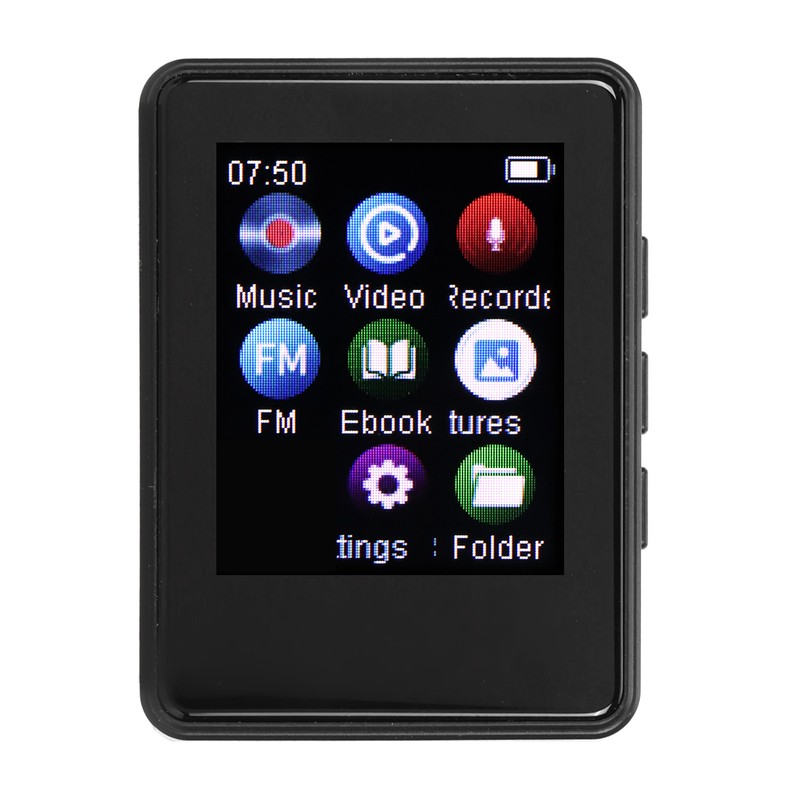 MP3 Player Bluetooth 5.0 1.77inch Full Touch Screen HiFi Stereo