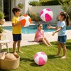 Whaline 3Pcs Inflatable Beach Ball 16 Inch Round Pool PVC