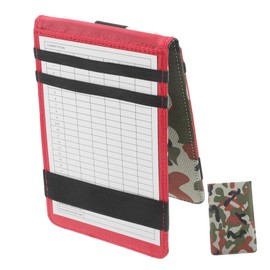 CORHAD Golf Scorecard Holder Portable Pu Golfing Record Book Pattern Scorecards Cover for Tracking Camouflage