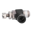 L Type Right Angle Throttle Valve Quick Fitting Convenient Elbow