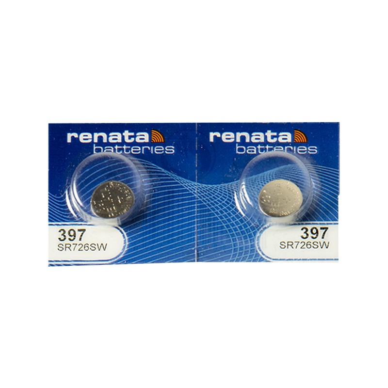 Renata 397 SR726SW Batteries - 1.55V Silver Oxide 397 Watch